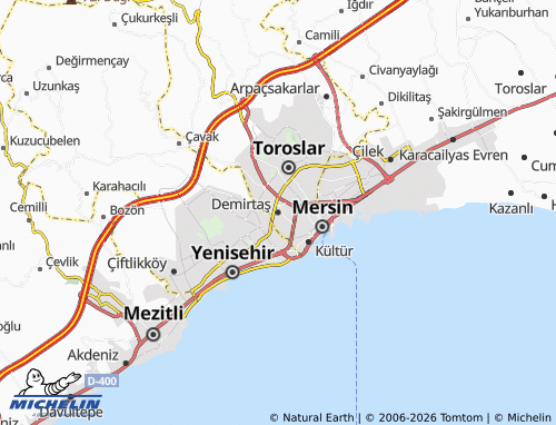 MICHELIN Demirtaş map - ViaMichelin