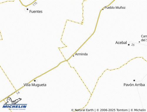 MICHELIN Arminda map - ViaMichelin