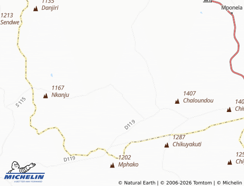 MICHELIN Kayembe map - ViaMichelin