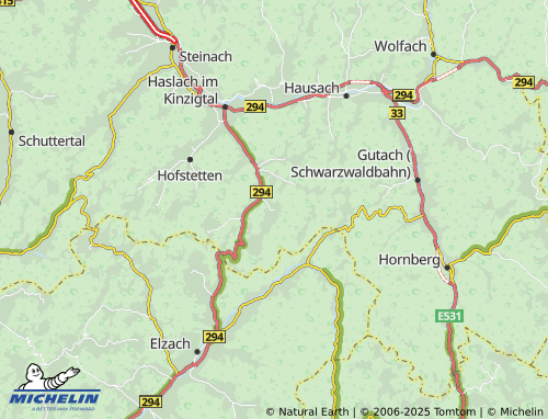 Carte MICHELIN Gürtenau - ViaMichelin