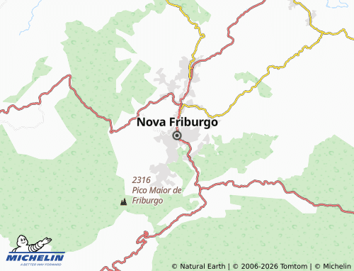 Mapa MICHELIN Nueva Friburgo - ViaMichelin