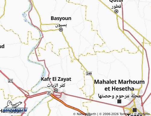 Carte MICHELIN al-Haddad - ViaMichelin