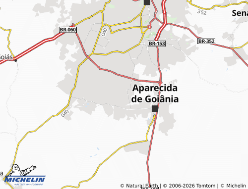 Mapa MICHELIN Setor Pontal Sul - ViaMichelin