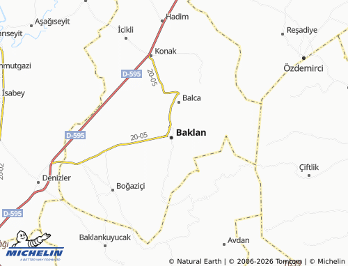 Mappa MICHELIN Hüsamettin Dede - ViaMichelin