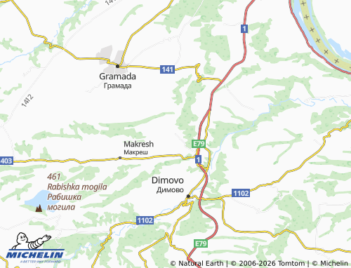 Mapa MICHELIN Valchek - ViaMichelin