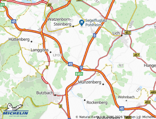 MICHELIN Holzheim map - ViaMichelin