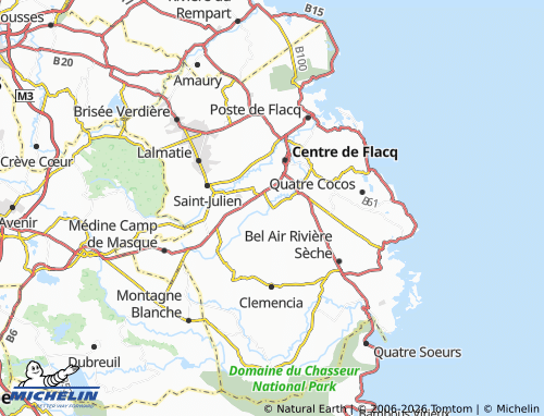 MICHELIN Queen Victoria map - ViaMichelin