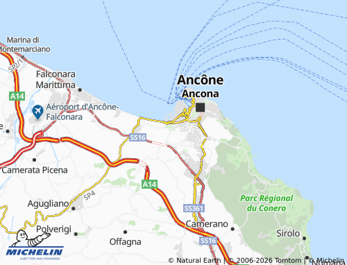 MICHELIN Posatora map - ViaMichelin