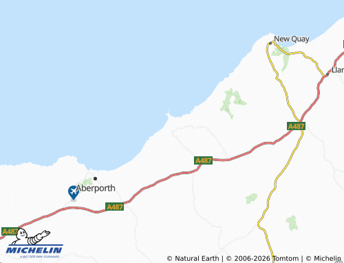 Mappa MICHELIN Llangranog - ViaMichelin