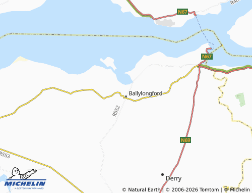 Mapa MICHELIN Ballylongford - ViaMichelin