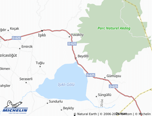 MICHELIN Beydilli map - ViaMichelin