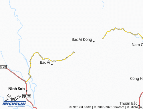 Mappa MICHELIN Bác Ái - ViaMichelin