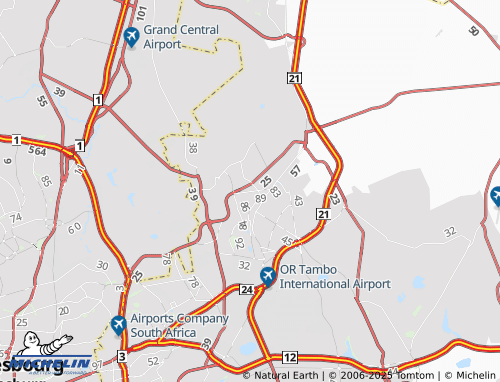 MICHELIN Boswellville Agricultural Holdings map - ViaMichelin