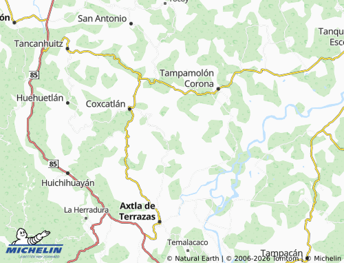 MICHELIN Ejido Calmecayo map - ViaMichelin