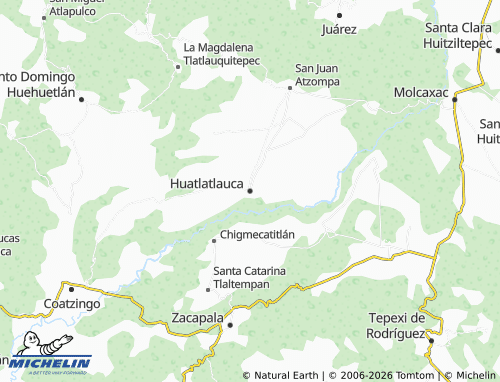 MICHELIN-Landkarte Huatlatlauca - ViaMichelin
