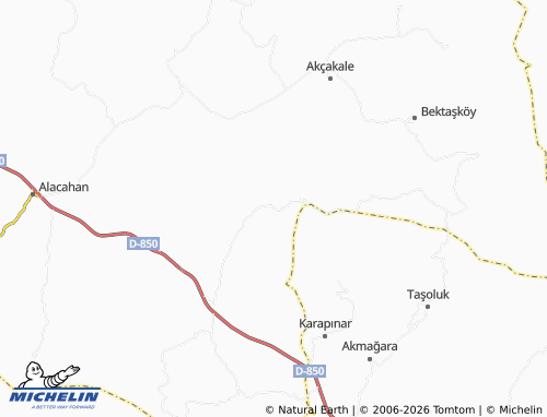 Mappa MICHELIN Akçamağara - ViaMichelin