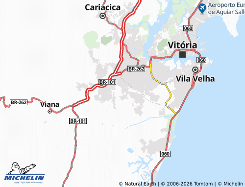 MICHELIN Jardim Botânico map - ViaMichelin