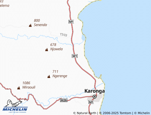 MICHELIN Milombo map - ViaMichelin