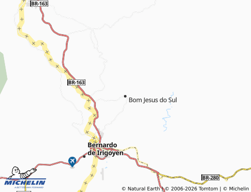 Mapa MICHELIN Bom Jesus do Sul - ViaMichelin
