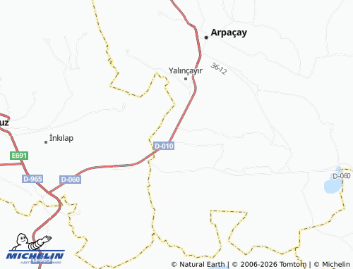 Mappa MICHELIN Akçalar - ViaMichelin