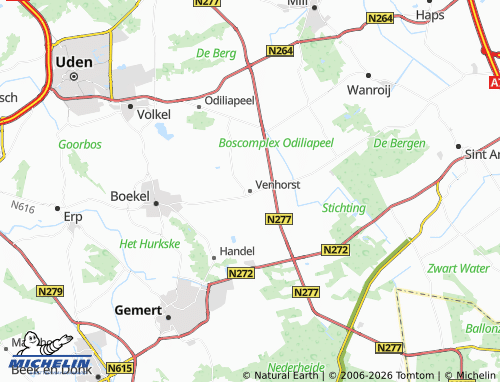 MICHELIN Venhorst map - ViaMichelin