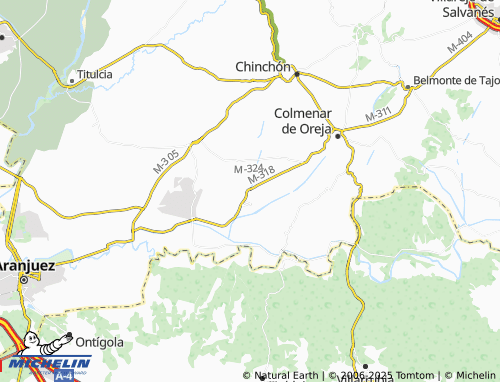 MICHELIN Los Vallejos map - ViaMichelin