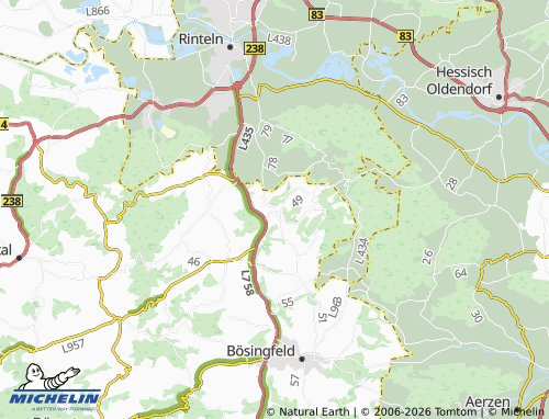 MICHELIN Bremke map - ViaMichelin
