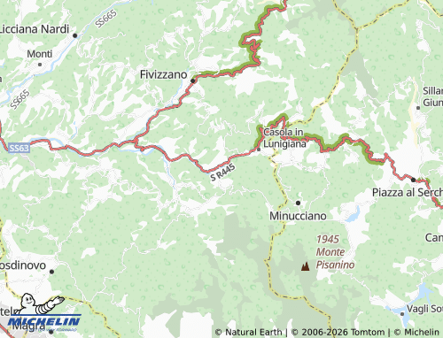 MICHELIN Codiponte map - ViaMichelin