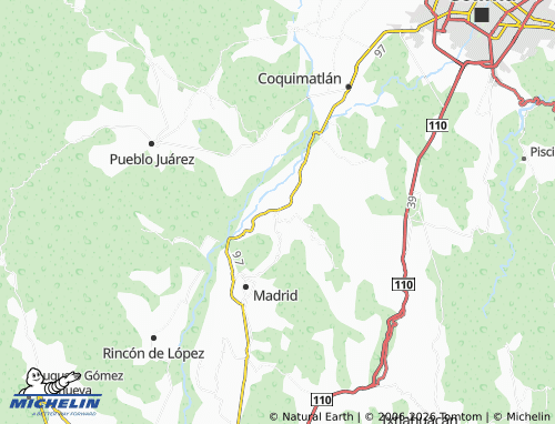 Kaart MICHELIN Jala - ViaMichelin