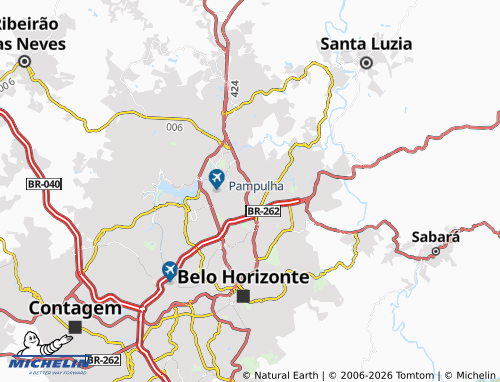 Mapa MICHELIN Minaslândia - ViaMichelin
