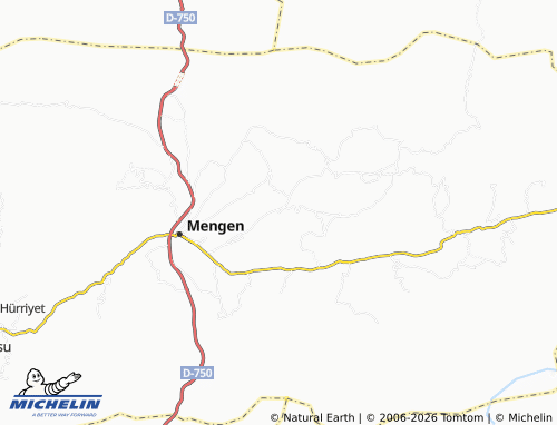 MICHELIN Teberikler map - ViaMichelin