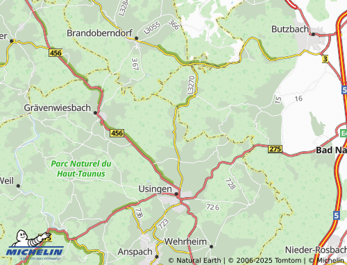 MICHELIN Michelbach map - ViaMichelin