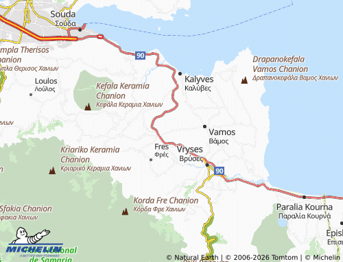 Carte MICHELIN Kaina - ViaMichelin