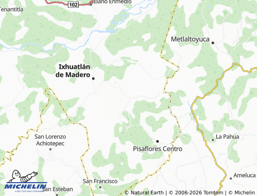 Mapa MICHELIN General Felipe Ángeles - ViaMichelin