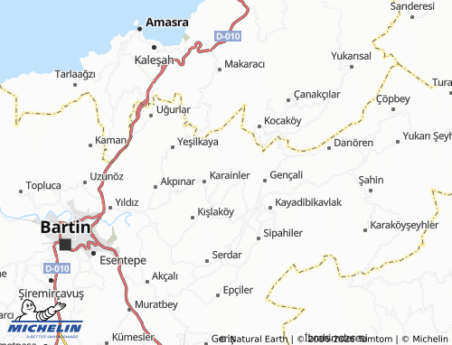 MICHELIN Doğaşı map - ViaMichelin