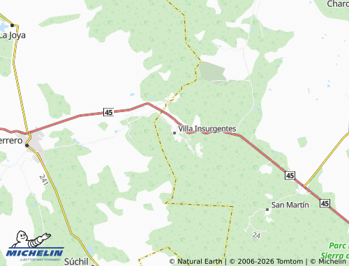 Mappa MICHELIN Villa Insurgentes - ViaMichelin