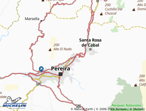 Mapa MICHELIN las Acacias - ViaMichelin