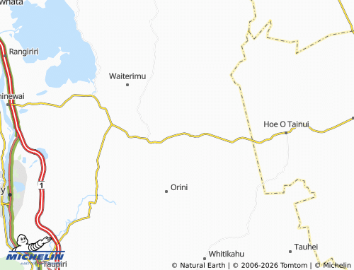 Mapa MICHELIN Te Hoe - ViaMichelin