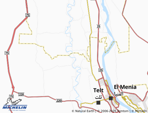Mappa MICHELIN al-Mahdiyyah - ViaMichelin