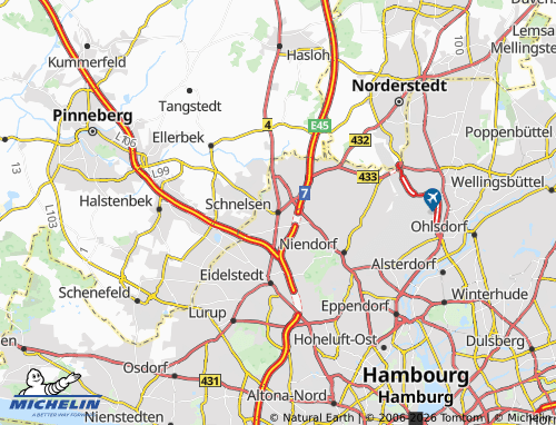 Mapa MICHELIN Schnelsen - ViaMichelin