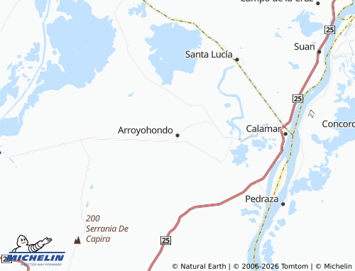 Carte MICHELIN Arroyohondo - ViaMichelin