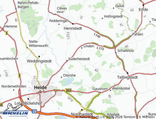 MICHELIN Barkenholm map - ViaMichelin
