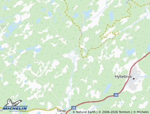 Carte MICHELIN Kinnared - ViaMichelin