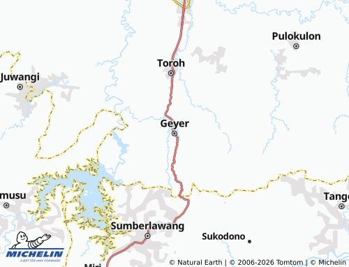 MICHELIN-Landkarte Geyer - ViaMichelin