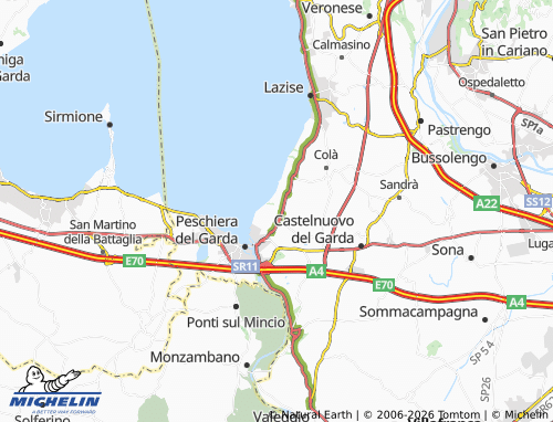 MICHELIN Ronchi map - ViaMichelin