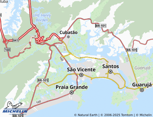 MICHELIN Vila Bandeirantes map - ViaMichelin