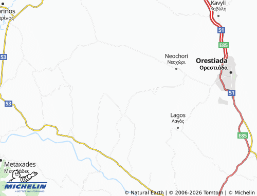 Carte MICHELIN Ampelakia - ViaMichelin
