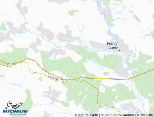 MICHELIN Matiashivka map - ViaMichelin