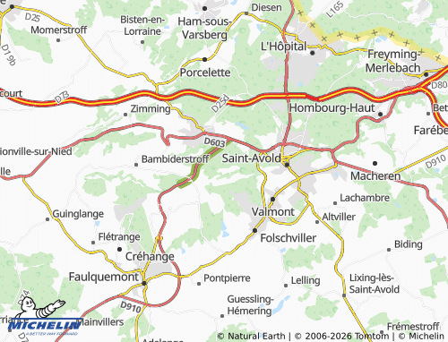 Mappa MICHELIN Dourdhal - ViaMichelin