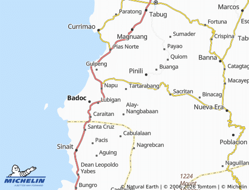 MICHELIN Barbar map - ViaMichelin